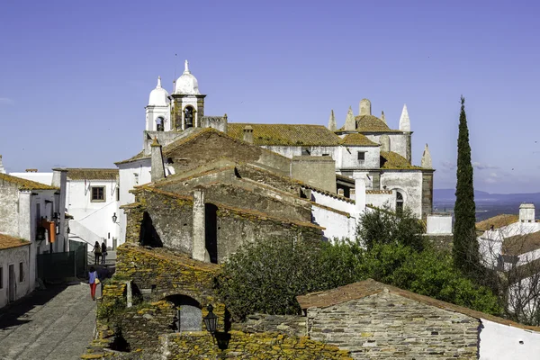 Historische stad van Monsaraz, op de rechtermarge van de Guadiana R — Stockfoto