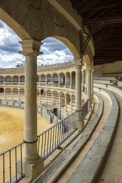 Plaza de toros de Ronda, nejstarší býčí aréně ve Španělsku. — Stock fotografie