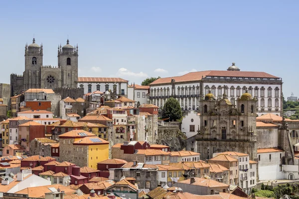 Prohlédni si starého centra města a města hrad, světového dědictví UNESCO — Stock fotografie