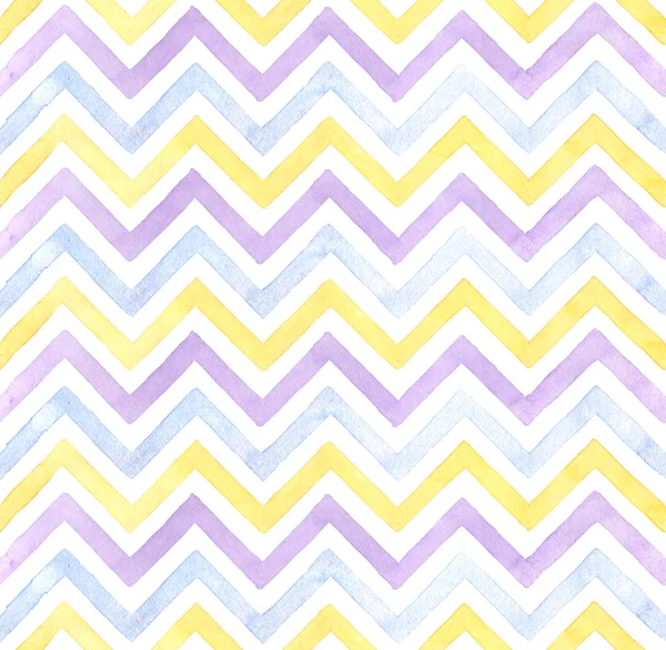 Three colors zigzag modern pattern, seamless background — Stock Photo, Image