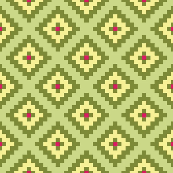 Mosaico interior patrón sin costuras — Archivo Imágenes Vectoriales