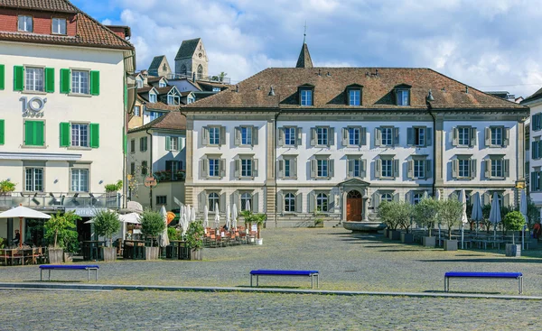 Fishmarktplatz placu w Rapperswil, Szwajcaria — Zdjęcie stockowe