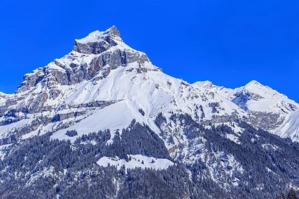 Mount Hahnen i Schweiz — Stockfoto