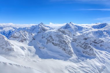 Alpler, Mt. Titlis İsviçre Üstten Görünüm