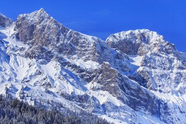 Alpler, İsviçre Engelberg şehir manzarası