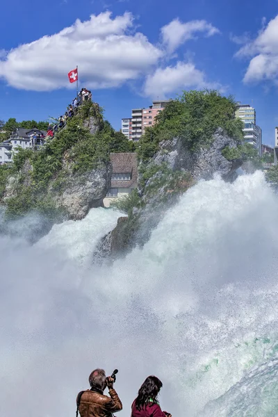 Rhine Falls in Switzerland — Stock Photo, Image