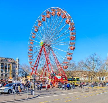 Ferris wheel in Zurich, Switzerland