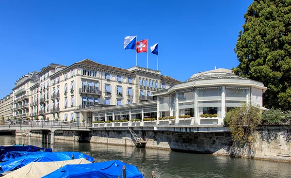 Baur au Lac Hotel edifício — Fotografia de Stock