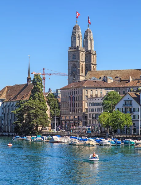 Zurich cityscape in summertime — Stock Photo, Image