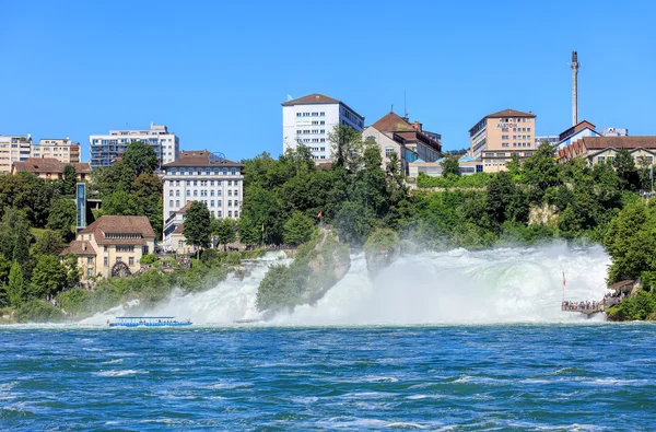 Rhine Falls di musim panas — Stok Foto