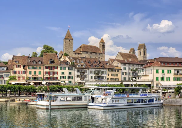 Weergave in Rapperswil, Zwitserland — Stockfoto