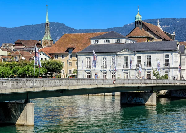 Kreuzackerbrücke in solothurn, Schweiz — Stockfoto