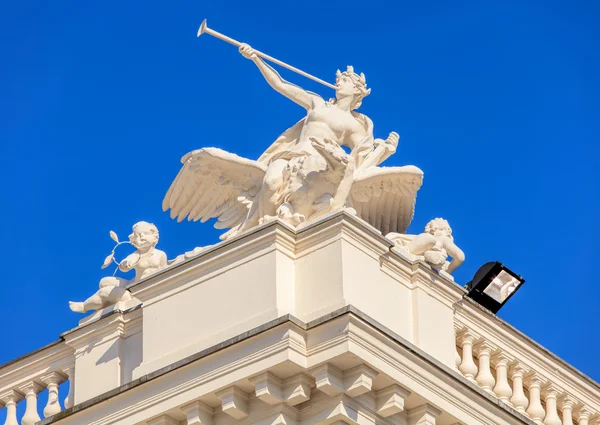 Upper part of the Zurich Opera House building — Stock Photo, Image