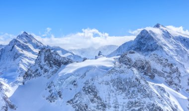 Alpler, Mt. Titlis İsviçre Üstten Görünüm