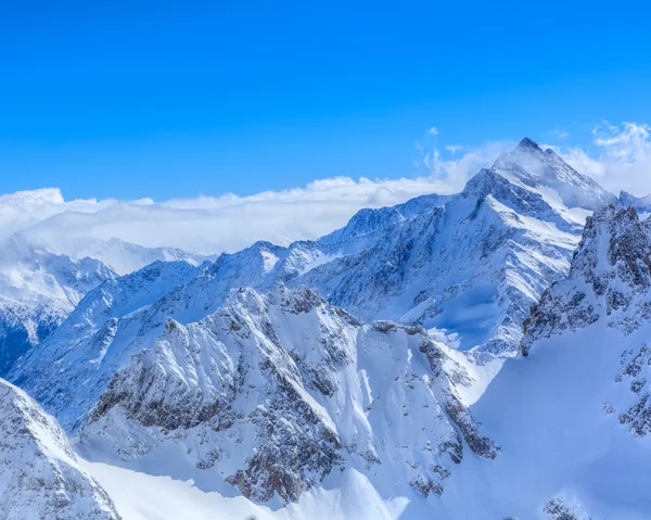 Alpy, widok z góry Mt. Titlis w Szwajcarii — Zdjęcie stockowe