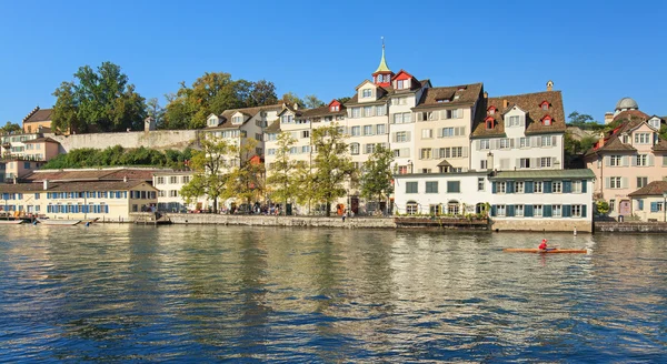 Zürich, floden limmat — Stockfoto