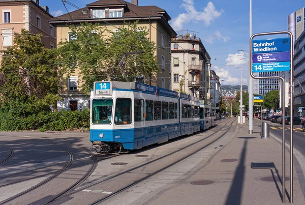 Tranvía en Zurich — Foto de Stock