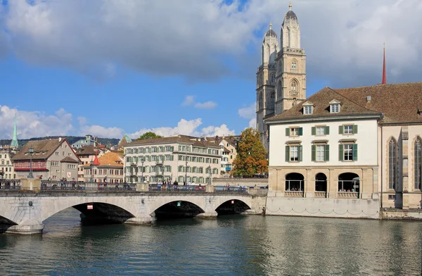 Paisaje urbano de Zurich — Foto de Stock