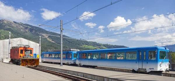 Rigi tåg i Arth-Goldau — Stockfoto