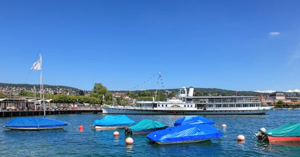 Curyšské jezero v létě — Stock fotografie