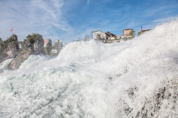 Rhine Falls in spring — Stock Photo, Image