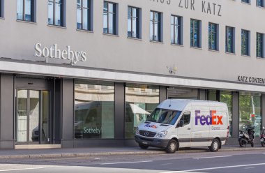 Entrance of the Sotheby's office in Zurich