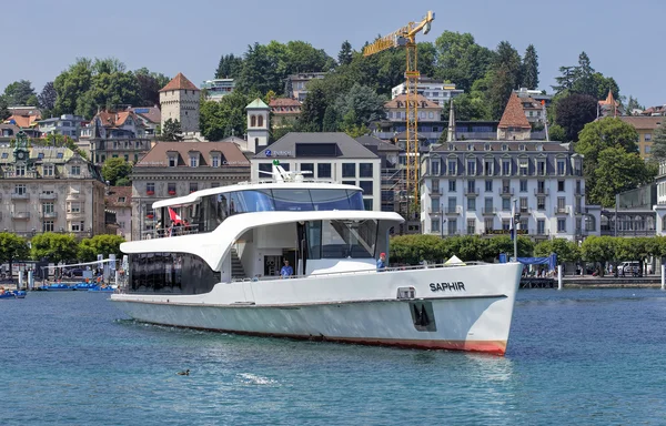 Saphir navio no Lago Lucerna — Fotografia de Stock