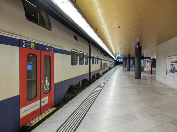 Estación principal de Zurich metro — Foto de Stock