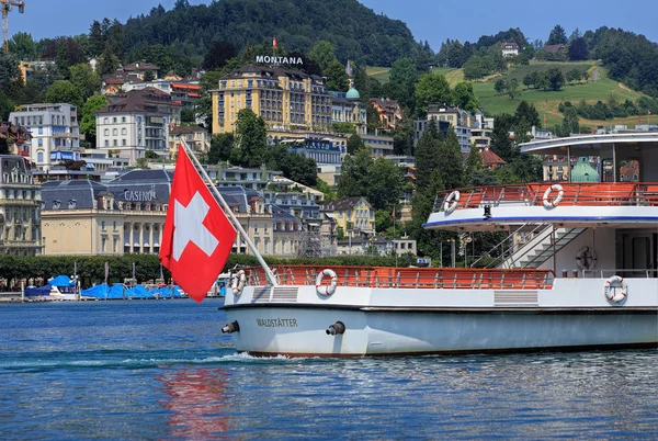 Paisagem urbana de luzerna — Fotografia de Stock