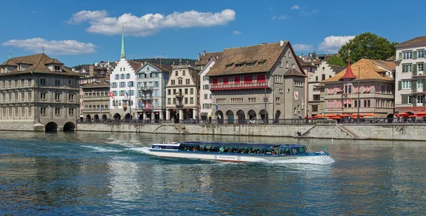 Zürich, floden limmat — Stockfoto