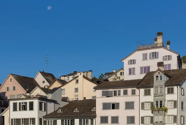 Ochtend in de binnenstad van Zürich — Stockfoto