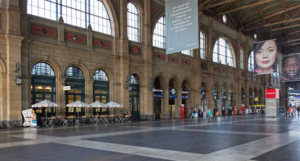 Hall of the Zurich Main Railway Station — Zdjęcie stockowe