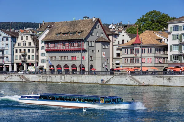 Zurich, sungai Limmat — Stok Foto
