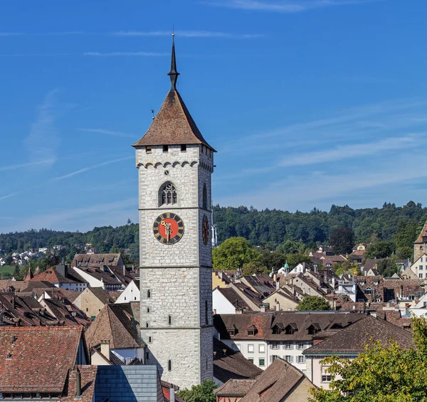 Panoramę miasta Schaffhausen — Zdjęcie stockowe