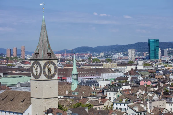 Zürich utca-és városrészlet — Stock Fotó