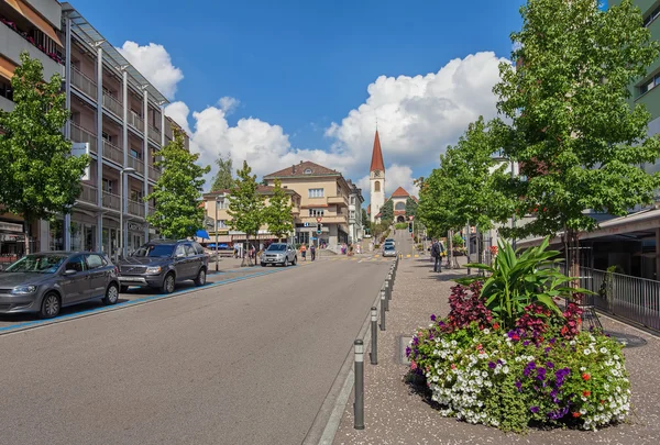 Calle en Wallisellen, Suiza —  Fotos de Stock