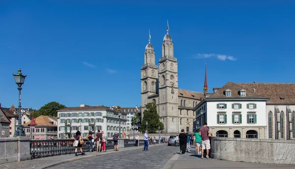 Blick nach Zürich — Stockfoto