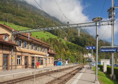 Alpnachstad görünümünde