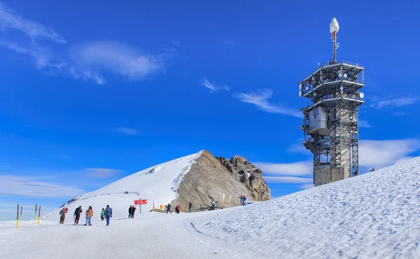 View on the top of Mt. Titlis — Stock Photo, Image