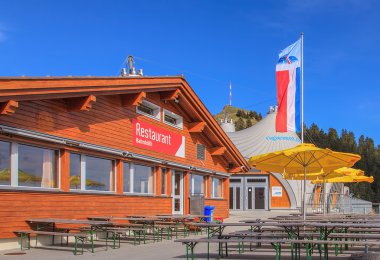 Restoran Bahnhofli Mt. Rigi üzerinde