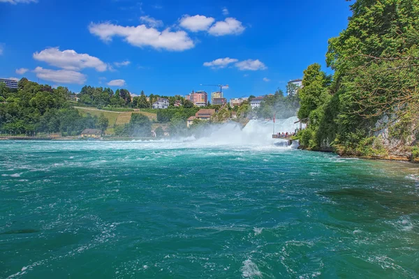 Sungai Rhine dan Air Terjun Rhine — Stok Foto