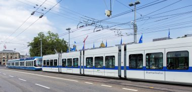 Zürih'te tramvay