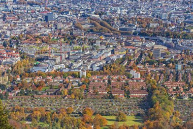 Zürih Şehri, Mt. Uetliiberg görünümünden