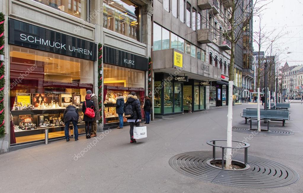 Bahnhofstrasse street in Zurich Stock Editorial Photo © photogearch 95169000