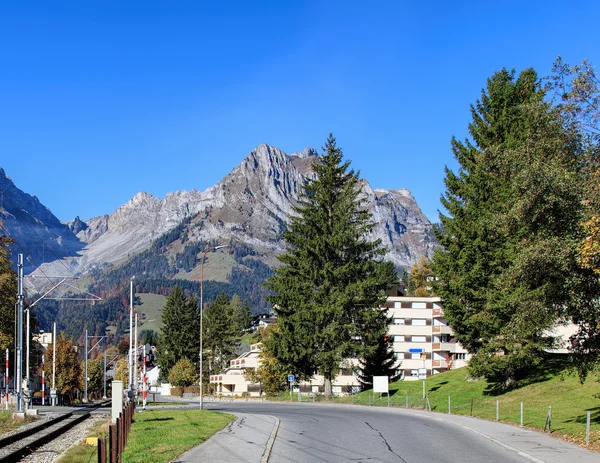 Zobrazit v Engelberg — Stock fotografie