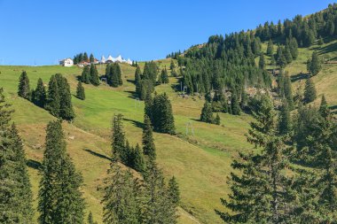 Sonbaharda Mount Rigi üzerinde göster
