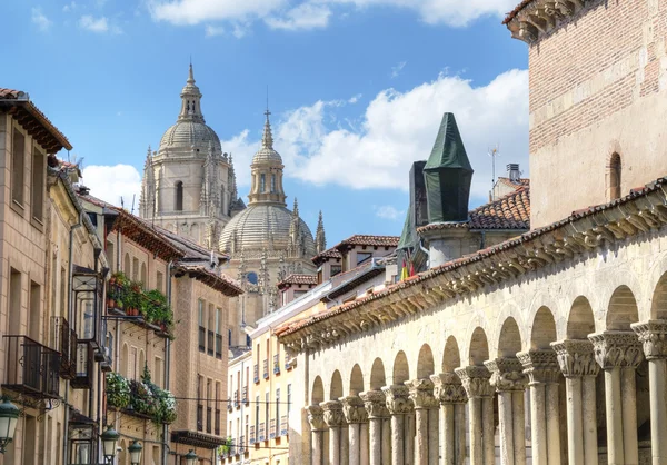 Casco antiguo de Segovia, España — Foto de Stock