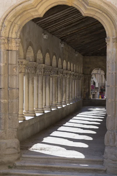 Romanesque kolom segovia, Spanyol — Stok Foto