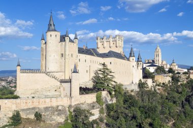 Alcazar kale Segovia, İspanya 