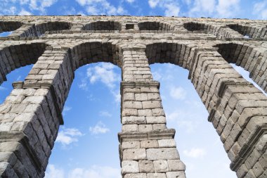 su kemeri Segovia, castilla y leon, İspanya